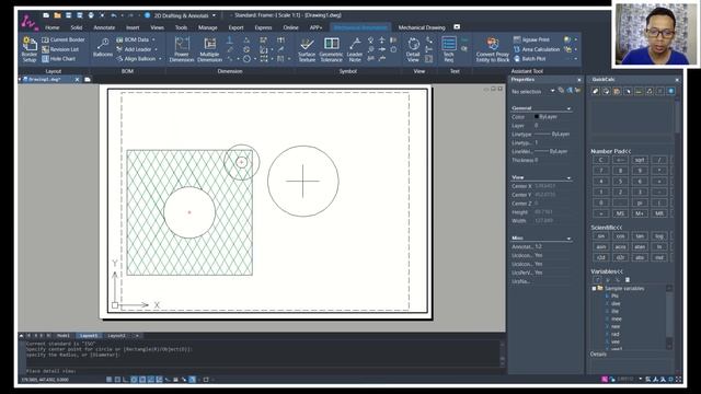 ZWCAD Mechanical View Detail Tutorial #mufasucad