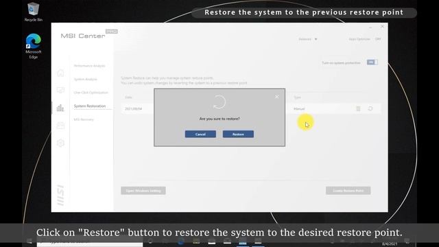 MSI® HOW-TO use Backup and System Restore on MSI notebook with MSI Center Pro смотреть онлайн