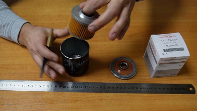 Подделка масленого фильтра на Mitsubishi смотреть онлайн