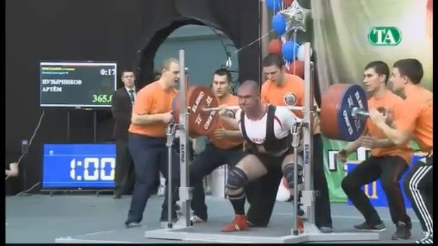 ЧР 2013 - третьи подходы приседаний в\к 93 килограммов смотреть онлайн