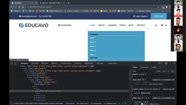 CSS Web Template Design Class 02 | HTML & CSS | Live Class by Freelancer Nasim смотреть онлайн