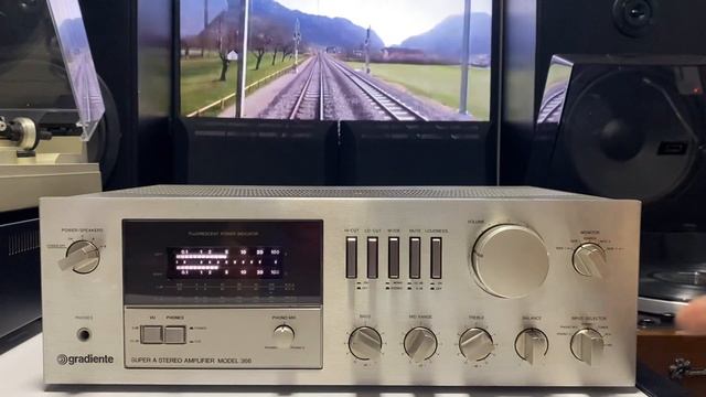 Amplificador GRADIENTE 366 SUPER A ativo conservação raríssima смотреть онлайн