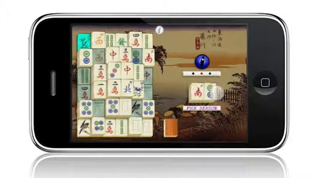Mahjong Wall for iPhone - Changing Seasons смотреть онлайн