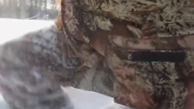 Самодельный снегоход Мураш 15 по глубокому снегу. смотреть онлайн