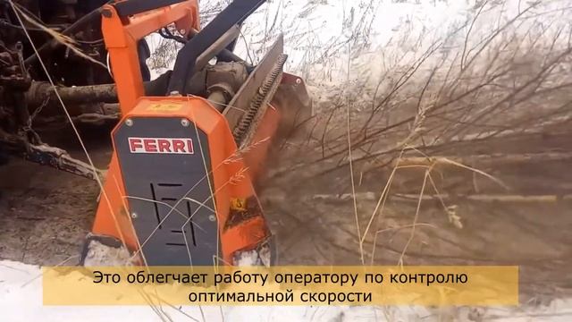 Мульчер TFCB/F 1600 на трактор МТЗ 82 смотреть онлайн
