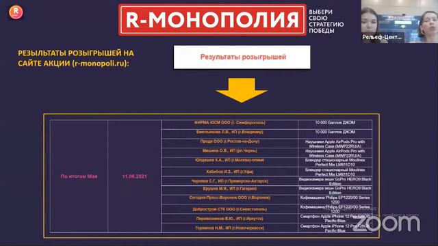 III розыгрыш акции R-Монополия смотреть онлайн