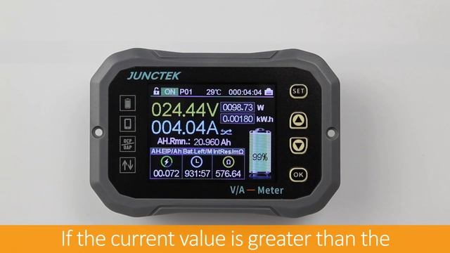 JUNCTEK Battery Monitor KG-F series function operation guide KG110F/KG140F/KG160F Coulomb Counter смотреть онлайн