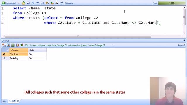 04 04 subqueries in where смотреть онлайн