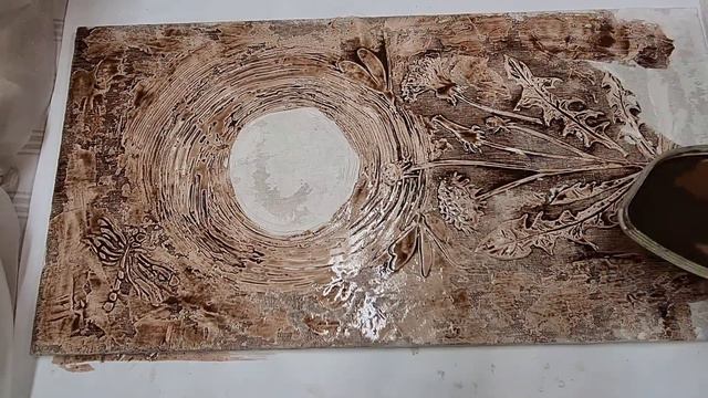 Интерьерная картина из шпаклевки своими руками смотреть онлайн