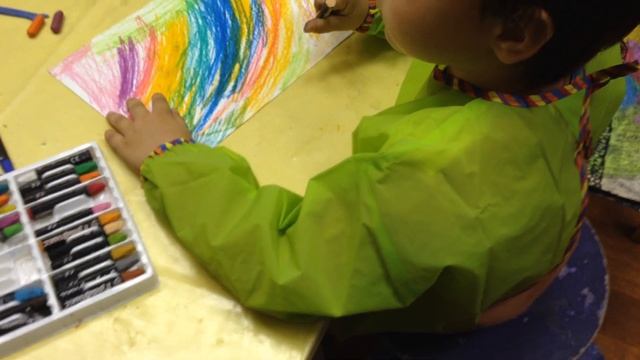 how to draw with baby, part 1 (from 3) , техника граттаж смотреть онлайн