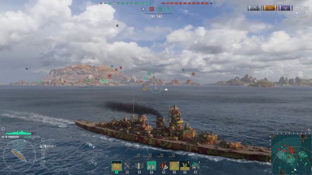 World of Warships - Hannover - Battle 3 смотреть онлайн