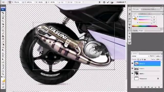 || Aerox Tuning | Transformation | With Adobe Photoshop cs 3 || смотреть онлайн