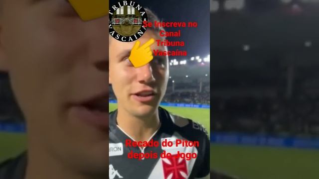 Recado do Lucas Piton depois do jogo VASCO 5 X 0 RESENDE. #vasco #lucaspiton #vascodagama ?⚽ смотреть онлайн
