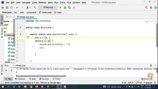 35. What is While Loop in Java? Introduction to While Loop in Java смотреть онлайн