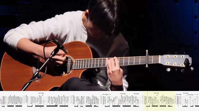 [TAB] Youngso Kim - Like A Star / Fingerstyle Guitar / Acoustic solo смотреть онлайн