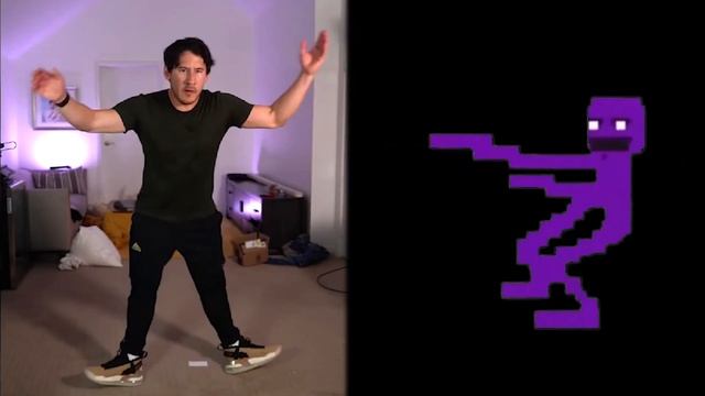 Markiplier dances with purple guy (HD + Synced Audio) смотреть онлайн