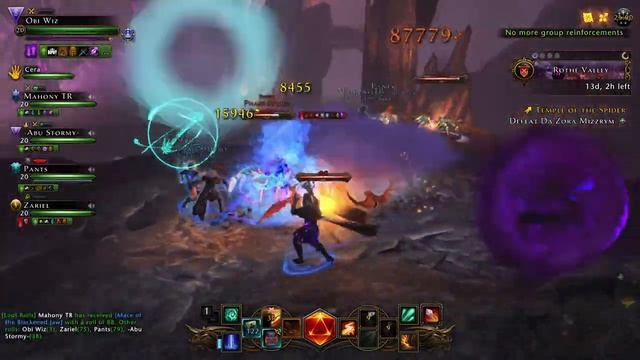 Neverwinter Master Temple of the Spider Speed Run Challenge - Thaumaturge Wizard смотреть онлайн