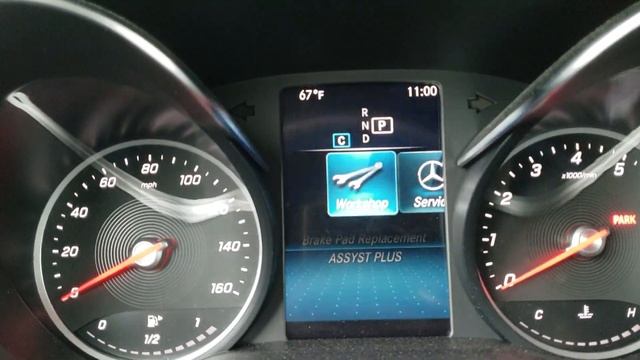 2020 Mercedes GLC300 Maintenance Reset