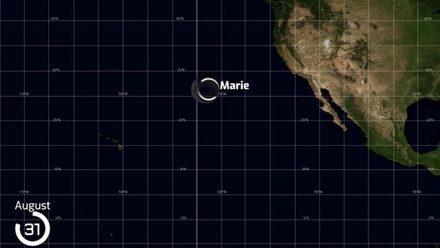 2014 Pacific Hurricane Season Animation V2 смотреть онлайн