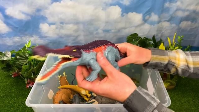 GIANT T-Rex vs. I-Rex Collection: Biggest To Smallest | T-Rex, Carnotaurus, I-Rex & More! смотреть онлайн