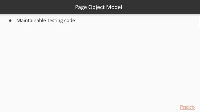 Automating Web Testing with Selenium and Python : POM Design Pattern | packtpub.com смотреть онлайн