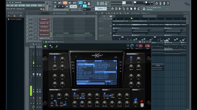 Процесс написания музыки в FL Studio 12 (TRACKstream #2) смотреть онлайн