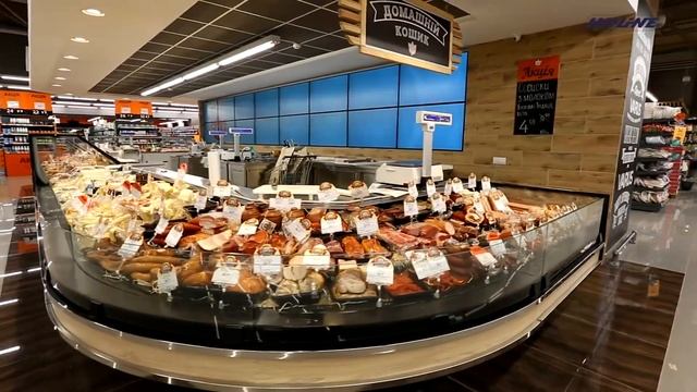 "Varus" supermarket in Dnieper/Холодильное оборудование Хитлайн в супермаркете Varus смотреть онлайн