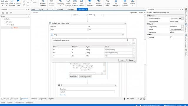 UiPath Studio compare strings using Levenshtein Distance Algorithm | VB.net code in description смотреть онлайн
