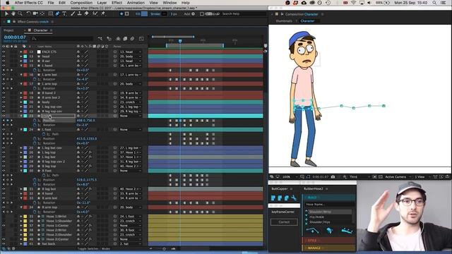 Walking (Using Hold Keyframes) | How To Animate смотреть онлайн