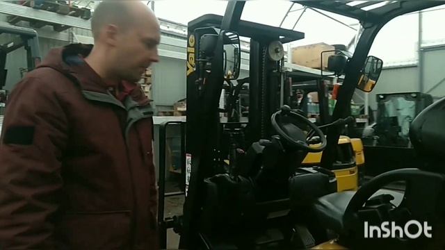 ОБЗОР вилочного погрузчика 1.8 т Yale GP18AK смотреть онлайн
