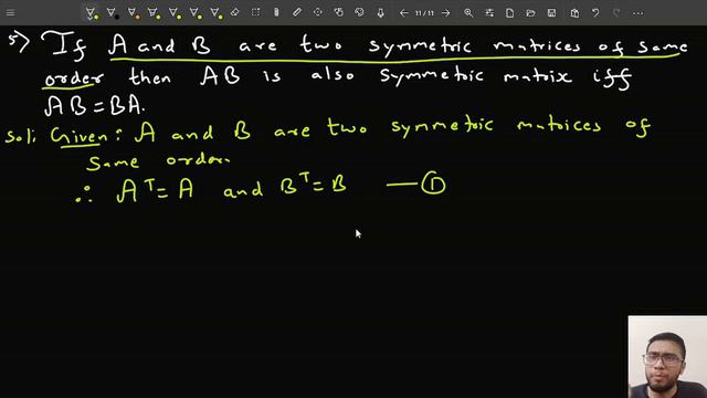 Lec 1: Symmetric Matrix | Linear Algebra | UPSC Maths Optional By Sujit Shukla смотреть онлайн