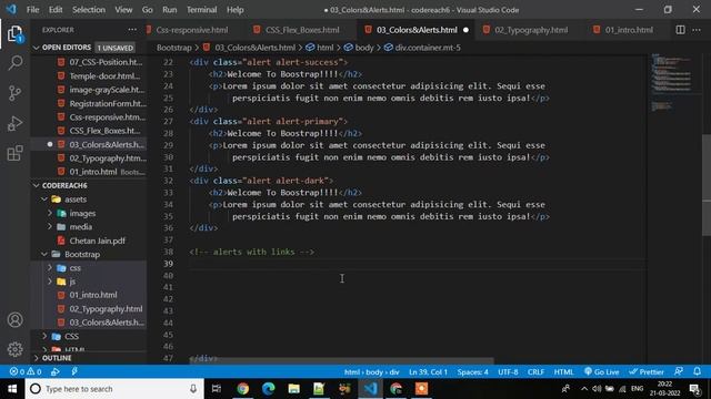 Colors And Alerts In Bootstrap смотреть онлайн