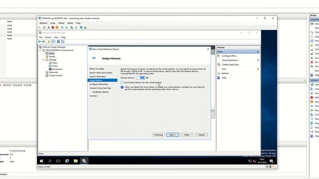 Create a virtual machine on Failover cluster manager смотреть онлайн