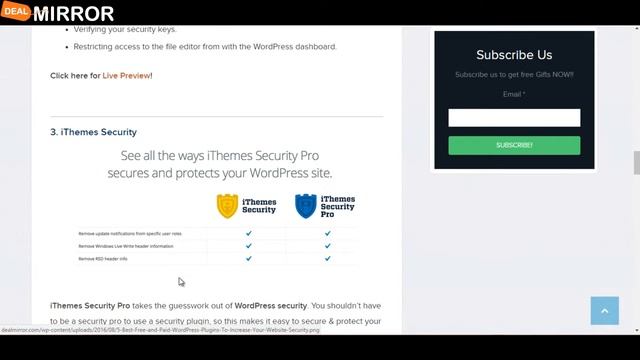 5 Best Free and Paid WordPress Security Plugins смотреть онлайн