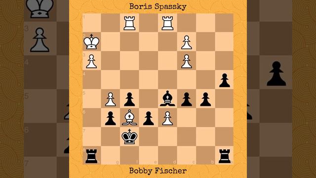 Boris Spassky Vs Bobby Fischer | World Championship Match, 1972 #chess