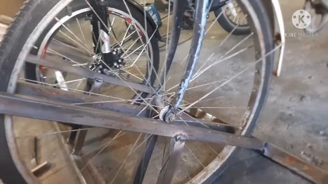 Простая в изготовлении велопарковка своими руками. смотреть онлайн