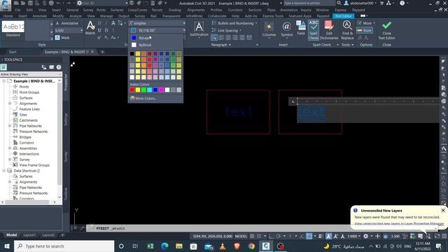 Civil 3D Tutorials | Xref | Difference Between ( Bind & Insert ) смотреть онлайн