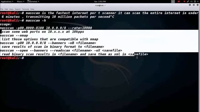 masscan - fastest Internet port scanner смотреть онлайн