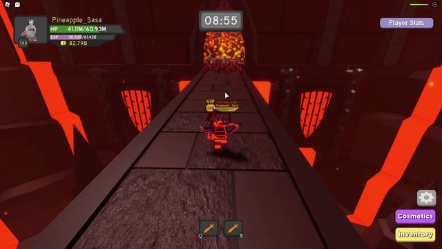 *NEW* WARRIOR LEGENDARY FROM VOLCANIC CHAMBERS *HOW TO SOLO NIGHTMARE* IN DUNGEON QUEST ROBLOX смотреть онлайн