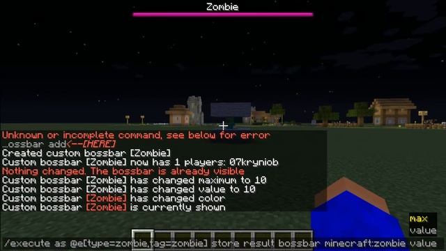 How to Use Bossbar Command? Mob's Bossbar Tutorial! - Minecraft! 1.13+ смотреть онлайн