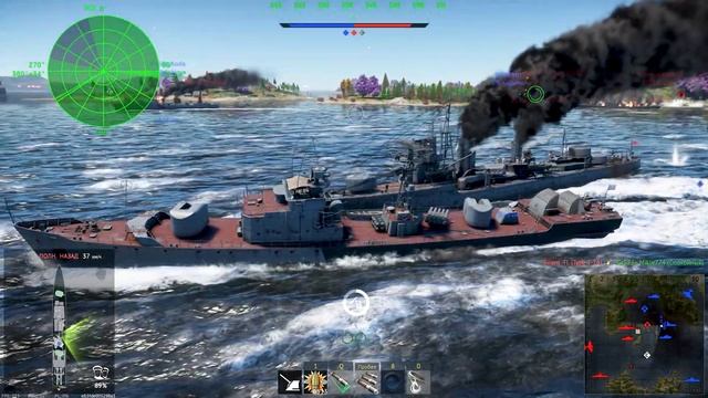 ПОЛКОВОЙ СКР-7: ВАШ ИДЕАЛЬНЫЙ ПЕРВЫЙ КОРАБЛЬ в WAR THUNDER! смотреть онлайн