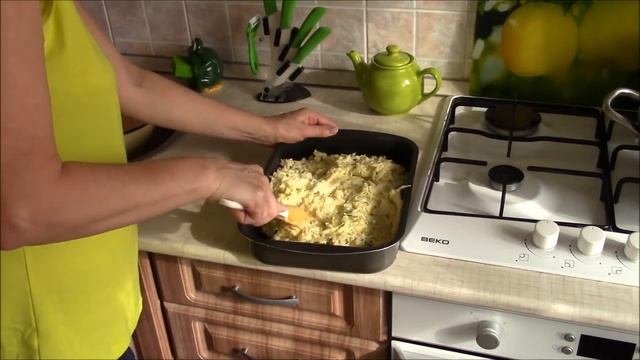 Вкусный капустный пирог с манкой. Запеканка из капусты смотреть онлайн