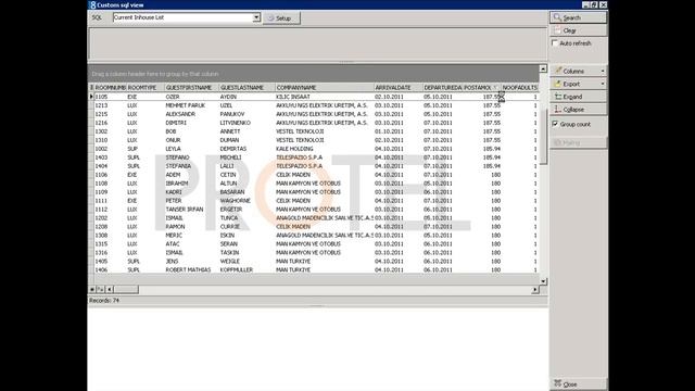 FIDELIO V8 | 04.Reporting| 01.Suite8 Custom SQL смотреть онлайн