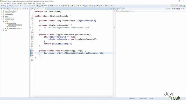 What is singleton in java? смотреть онлайн
