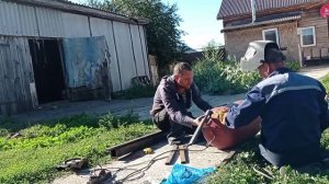 Как сварить печь под казан из газового балона