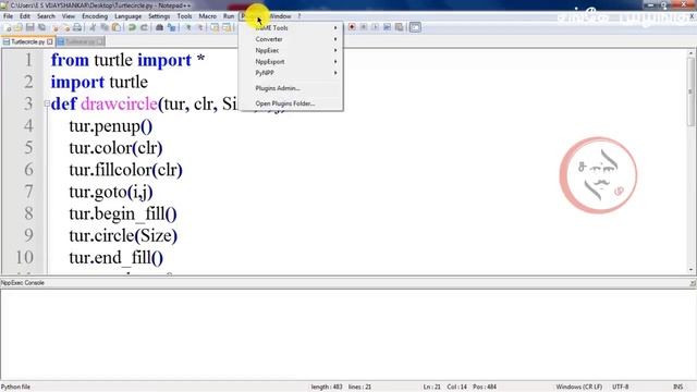 How to Execute Python Code in Notepad++ Application | SM | Sanke Muzangu | Programming in Python смотреть онлайн