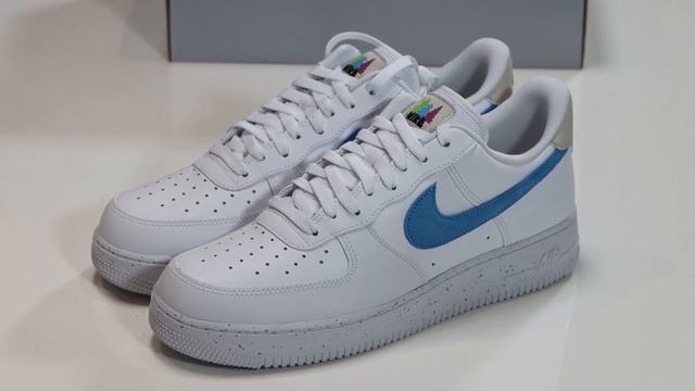 Air Force 1 '07 Evergreen University Blue On Foot Sneaker Review QuickSchopes 345 Schopes DV3491 10 смотреть онлайн