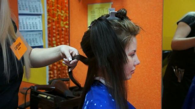 Свадебная прическа с плетением.avi смотреть онлайн