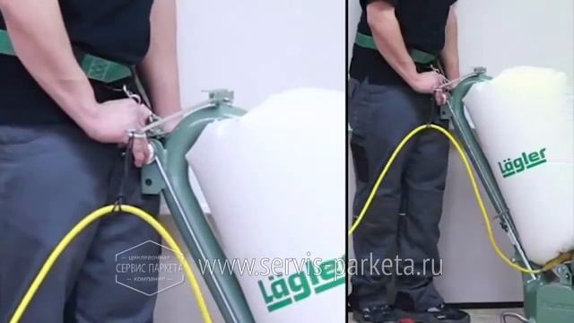 Применение паркетно-шлифовальной машины Хуммель (Hummel) смотреть онлайн