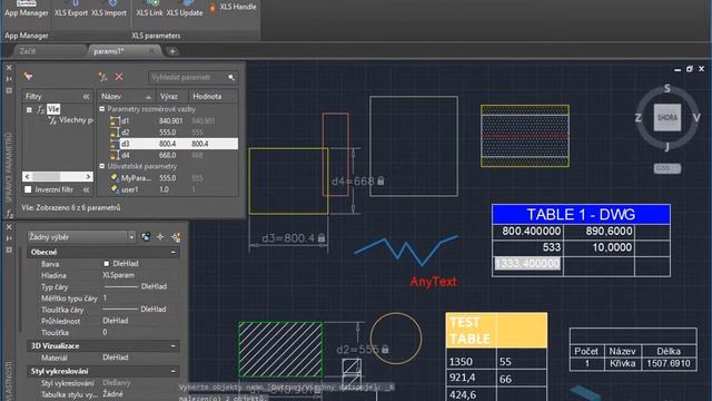 XLSparam for AutoCAD - link DWG parameters with XLS tables смотреть онлайн